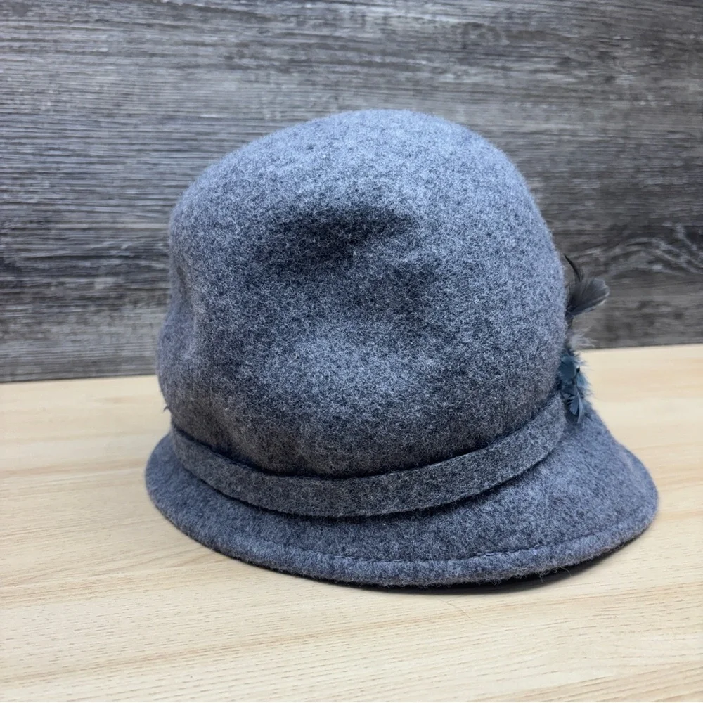 Pins & Needles Wool Cloche Hat Gray Womens‎